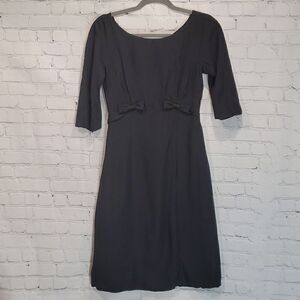 Vintage Miss Troy black bow dress